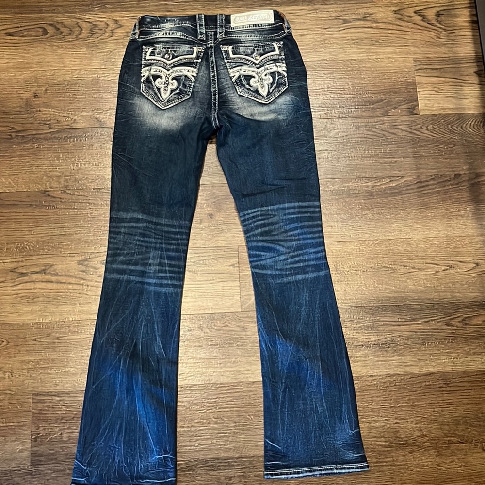Rock Revival Jeans size 26 Mid-rise Boot 33 inseam